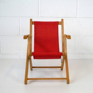 Red Vintage children chair (4)