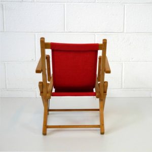Red Vintage children chair (5)